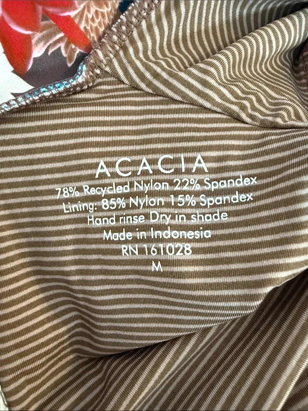ACACIA- Kid’s Ehukai Piped Full Piece size M, NWT